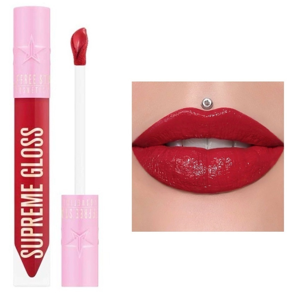 Jeffree Star Cosmetics Supreme Gloss NIB - BLOOD SUGAR (pics of color)